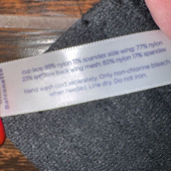 NWT Cacique 42C Fishnet & Lace Bra | Strappy Balconette - Picture 9 of 9